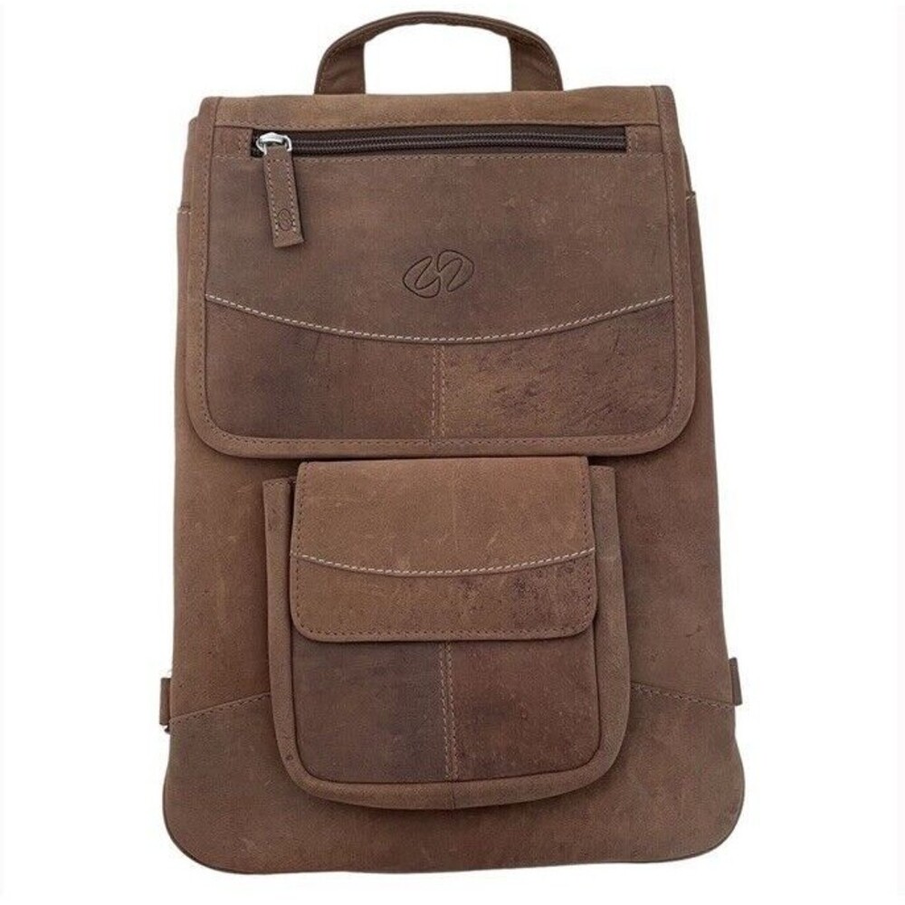 SANTORO Michael Designs The Flight Jacket iPad Mac Case Brown Leather NO STRAPS